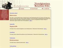 Tablet Screenshot of nostalgiereisen.de